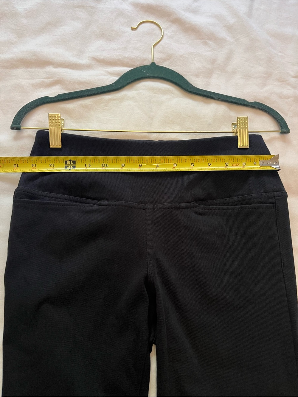 J. Jill Wearever Collection Stretchy Black Denim Legging Jeans Pockets PXS - Picture 8 of 13